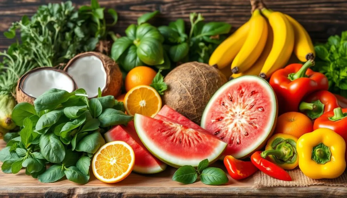 Electrolyte-rich foods for meal planning