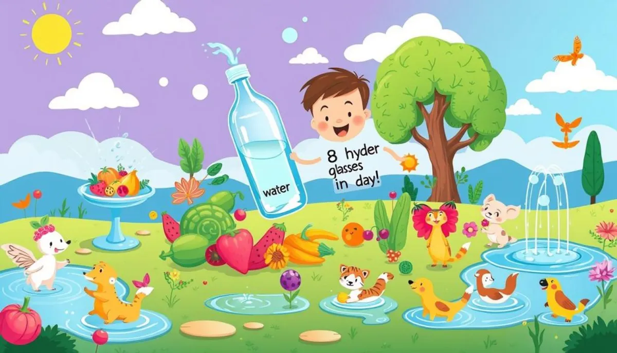 Kids water intake myths